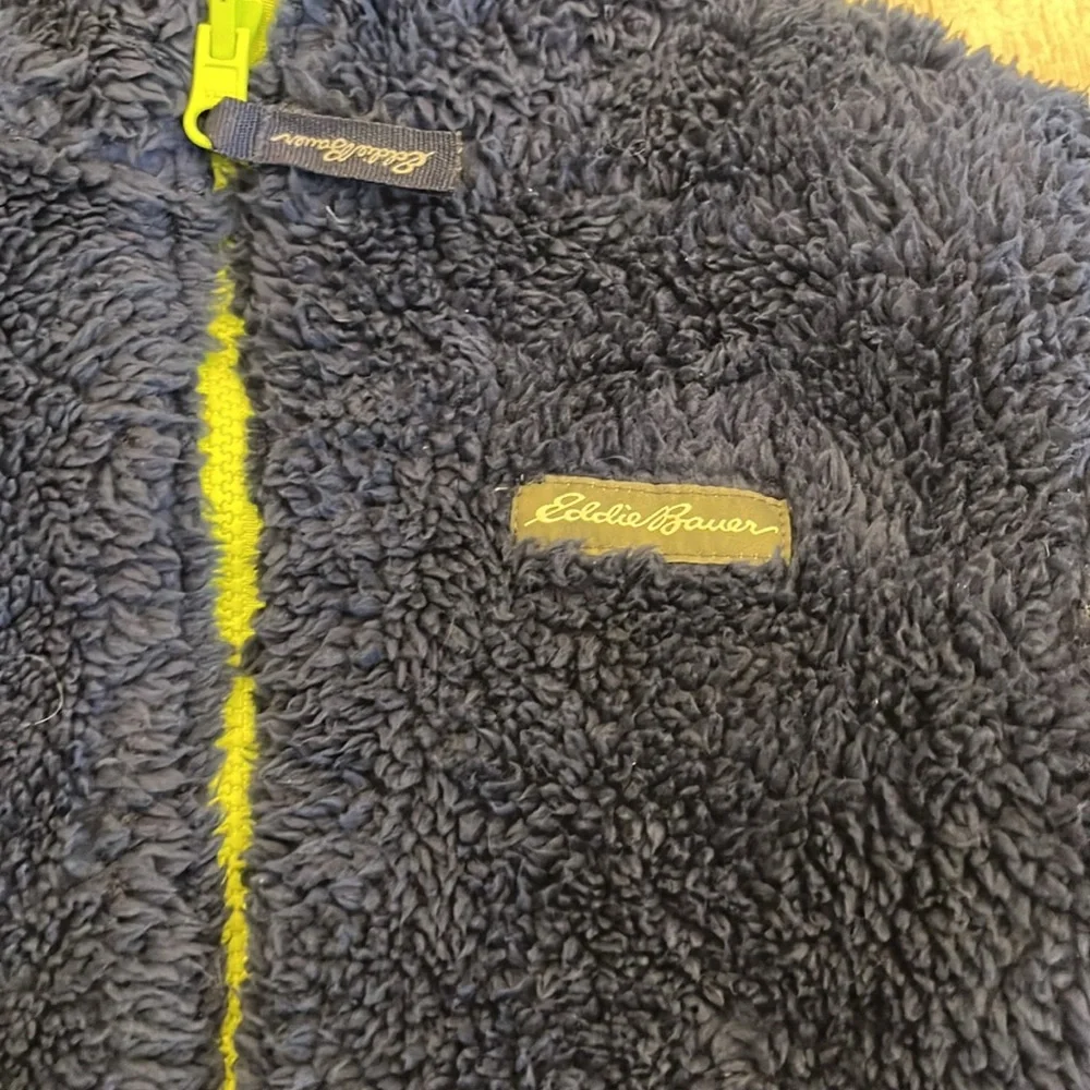 Eddie Bauer Kids Reversible Plush Hoodie Jacket‎ Size 5/6